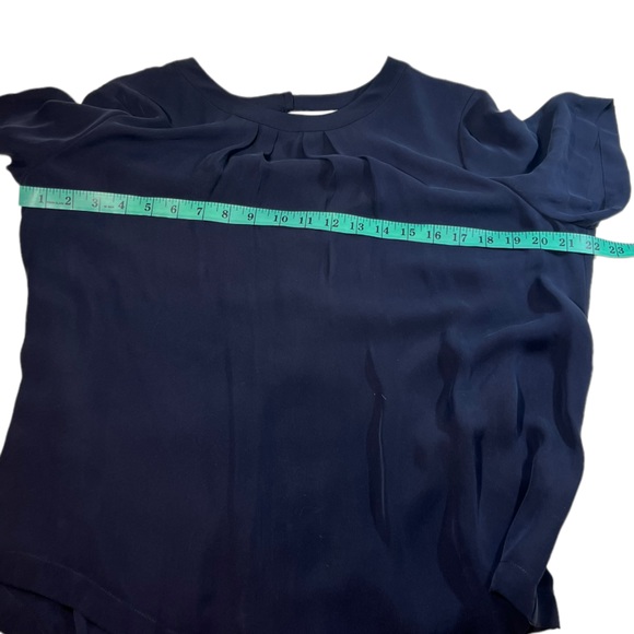 J. Crew Silk Open Back Short Sleeve Blouse size 14 - Picture 14 of 15